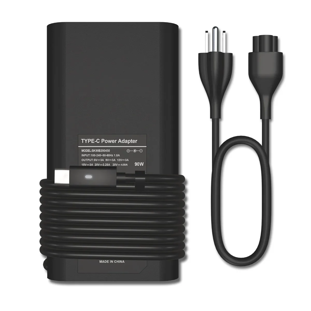Adafruit Adafruit OTDK33 90W USB-C AC Adapter 2 in 1 Accessory — product photo