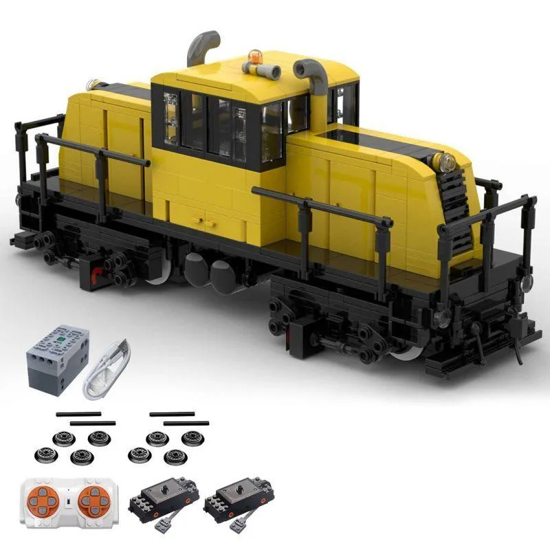 ZITIANYOUBUILD ZITIANYOUBUILD MOC-110374 Tacoma Eastern GE45 Ton Switcher Train 596 Parts — product photo