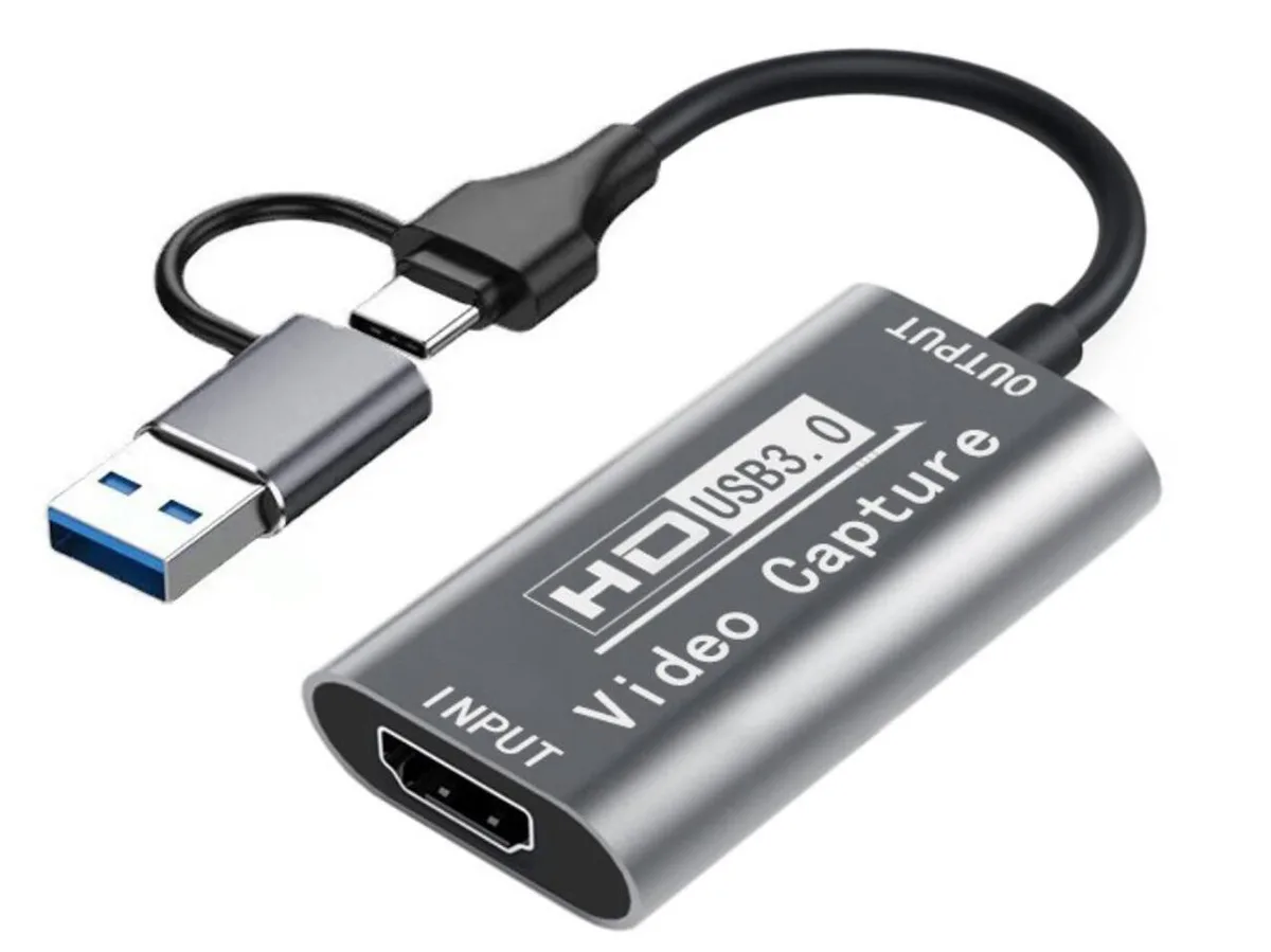 iXever iXever 4K HDMI Capture Card USB 3.0 Type-C 1080p 60FPS video capturing device — product photo