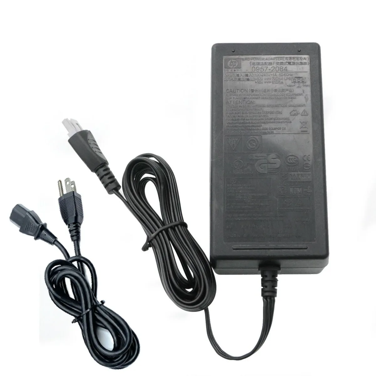 HP HP 0957-2084 Power Adapter +32V 720mA +16V 610mA 3-pin — product photo