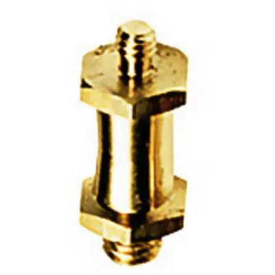 Manfrotto Manfrotto 037 Reversible Short Stud Brass 3/8" 1/4"-20 #2907 — product photo