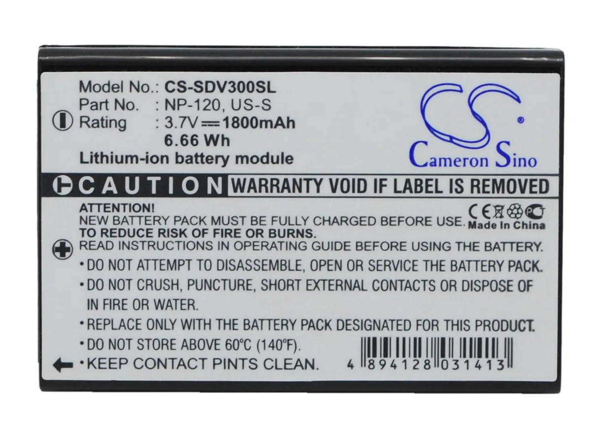 CameronSino CameronSino DS-CS-SDV300SL 1800mAh 3.7V gps accessory — product photo