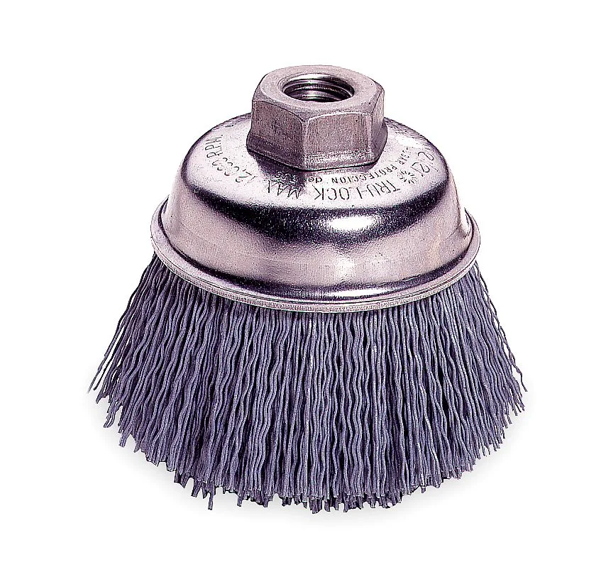 Weiler Weiler 14413 Cup Wire Brush 3-1/2" 5/8-11 12000 RPM 180 Grit — product photo
