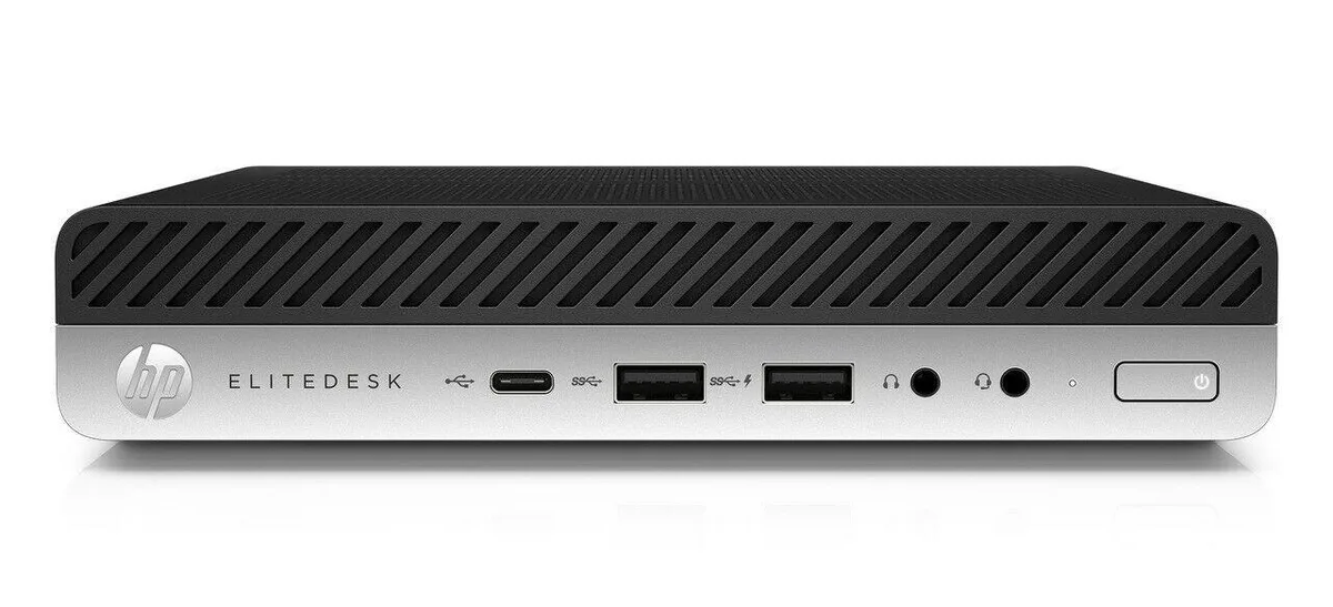 HP HP EliteDesk 800 G4 Mini i5-8500 vPro 16GB 256GB Windows 10 Pro desktop PC — product photo