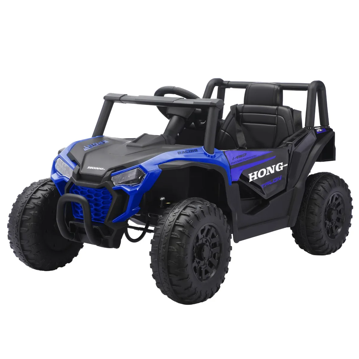 TCARAIWEN TCARAIWEN 12V Kids Ride-on UTV Electric Quad Vehicle Blue — product photo