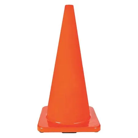 Value Brand Value Brand traffic cone orange 28 in PVC 10 lb — product photo