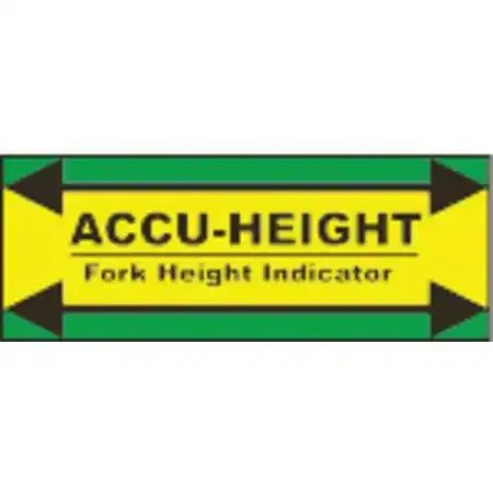 Ironguard Ironguard Height Indicator Label 12 in Vinyl 70-1100 — product photo
