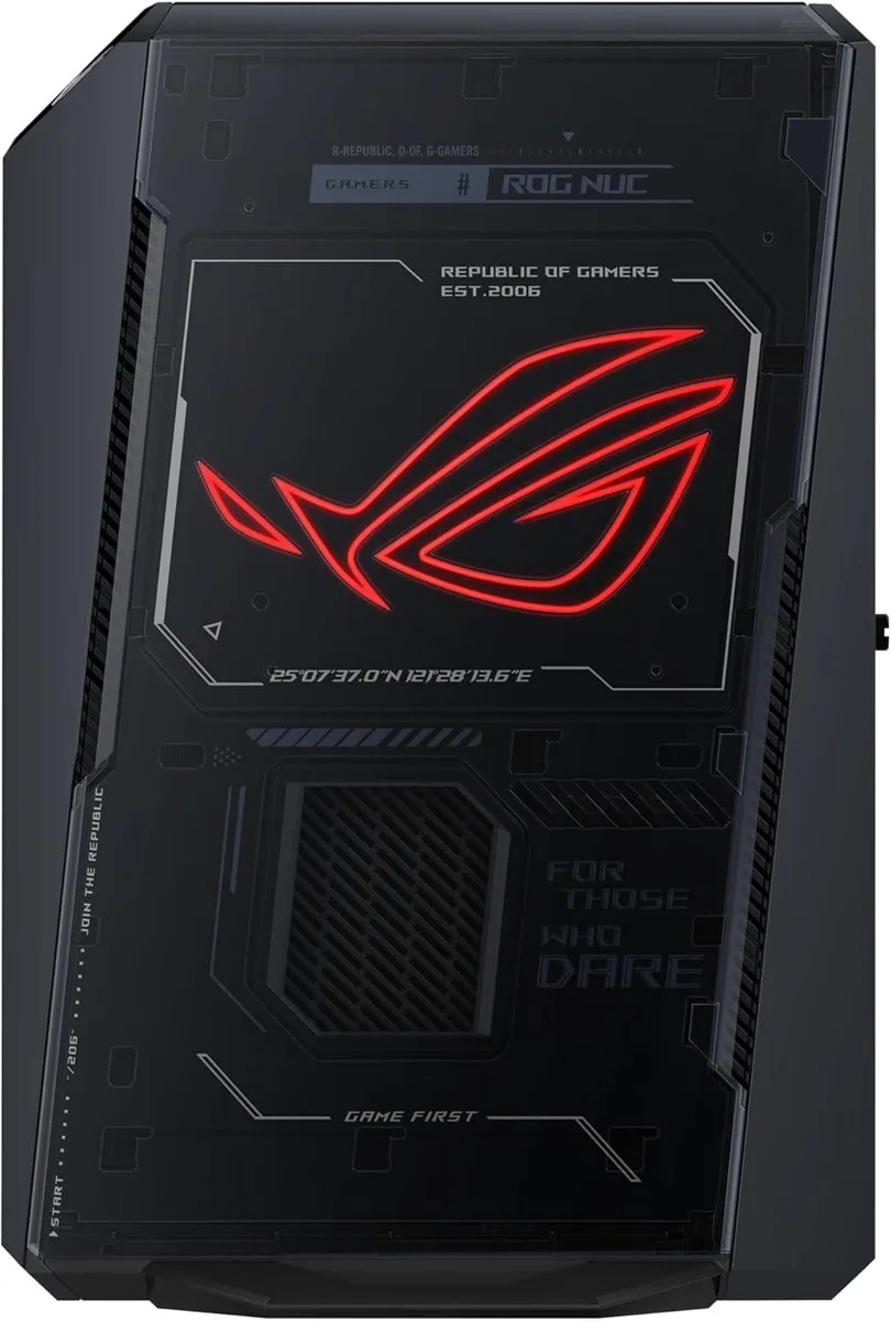 ASUS ASUS ROG NUC 2025 Intel Core Ultra 9 275HX RTX 5080 16GB 32GB DDR5 2TB NVMe barebone mini PC — product photo