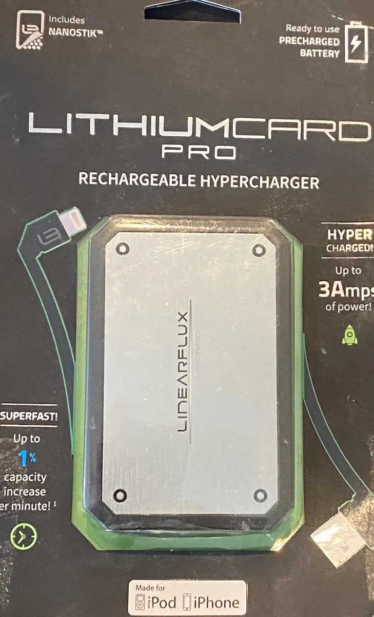 Linear Linear Lithium Card Pro Silver charger — product photo