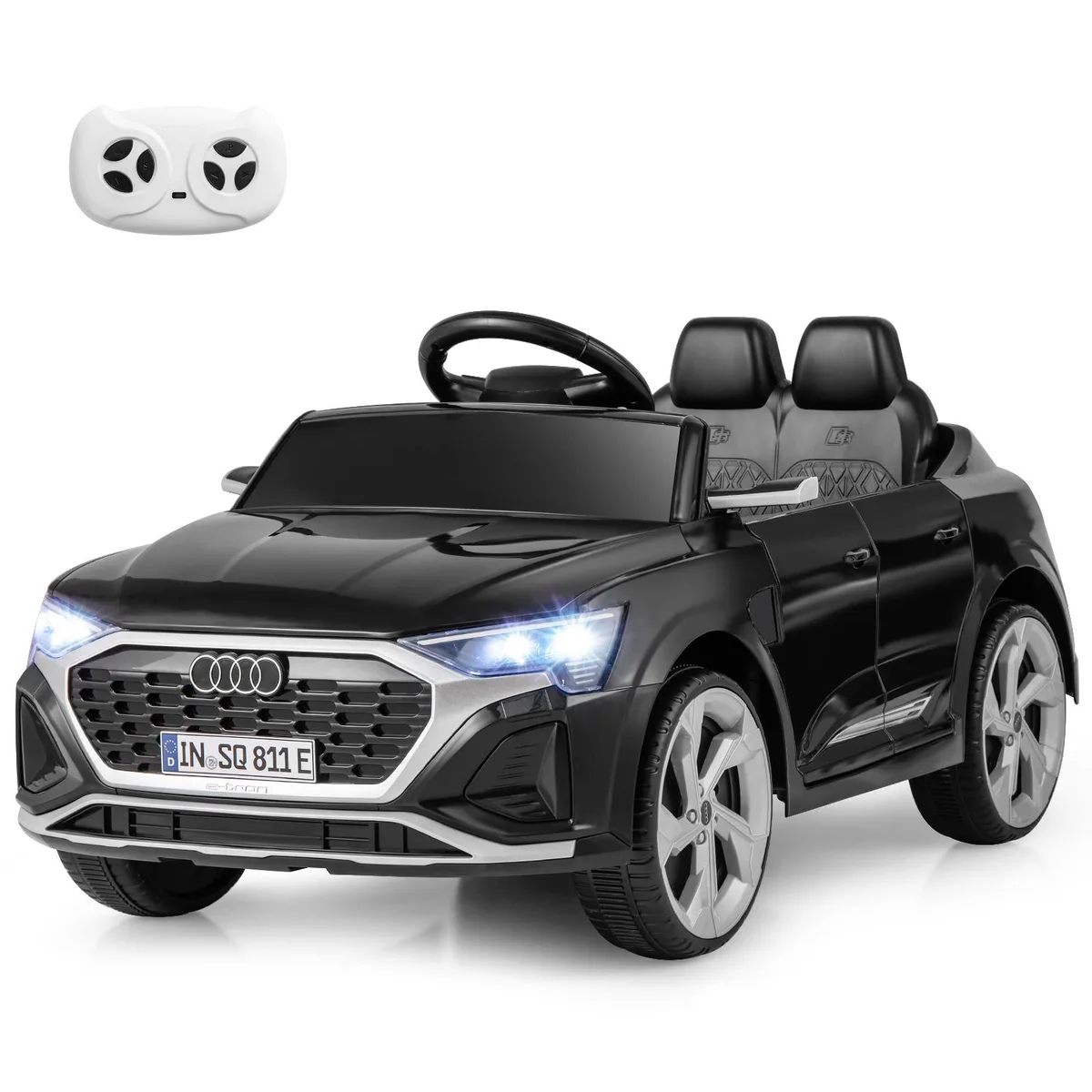 SlickBlue SlickBlue 12V Audi SQ8 Ride-On Car Black — product photo