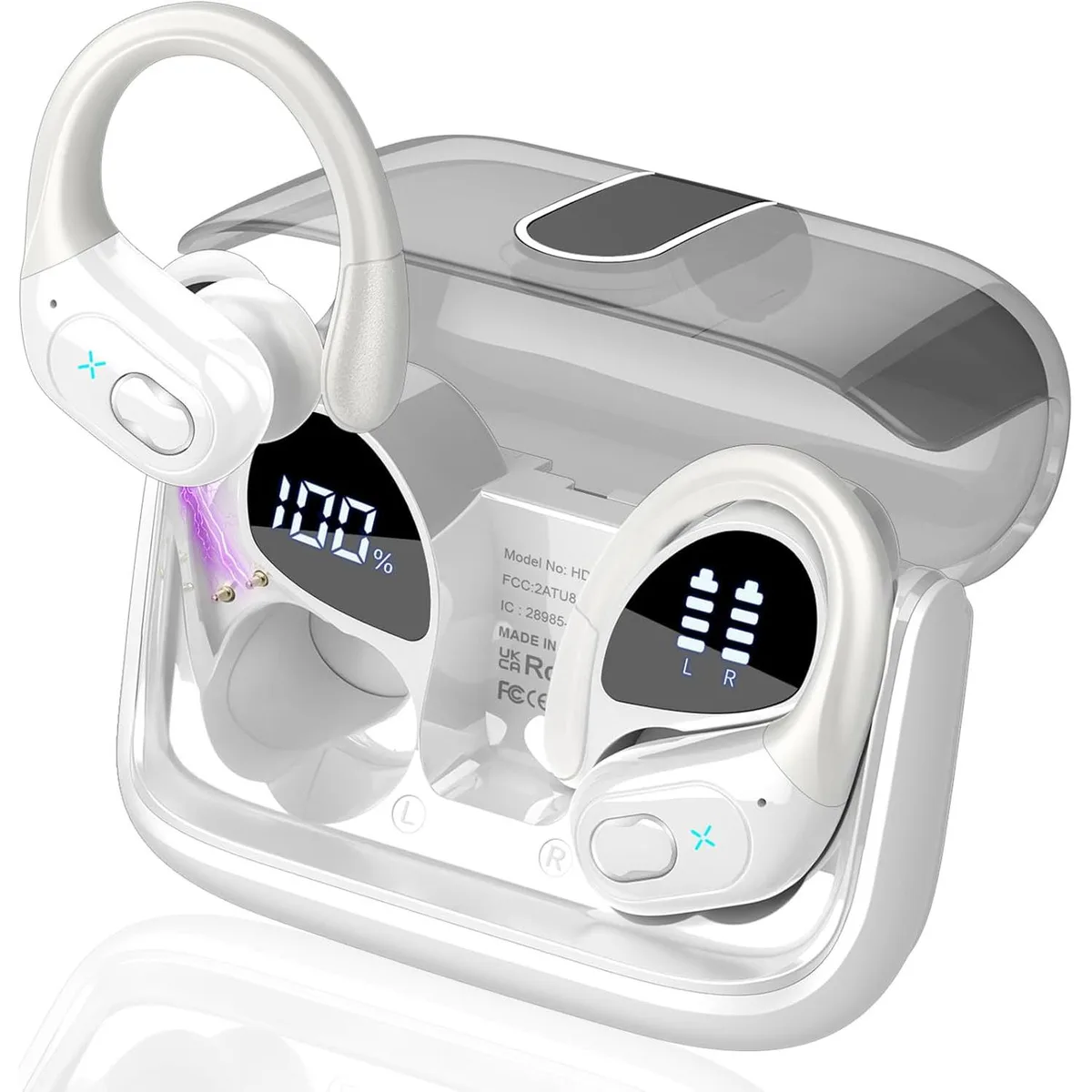 AUTYUE AUTYUE HD65 Wireless Earbuds Rose Gold 75hrs Bluetooth 5.4 — product photo