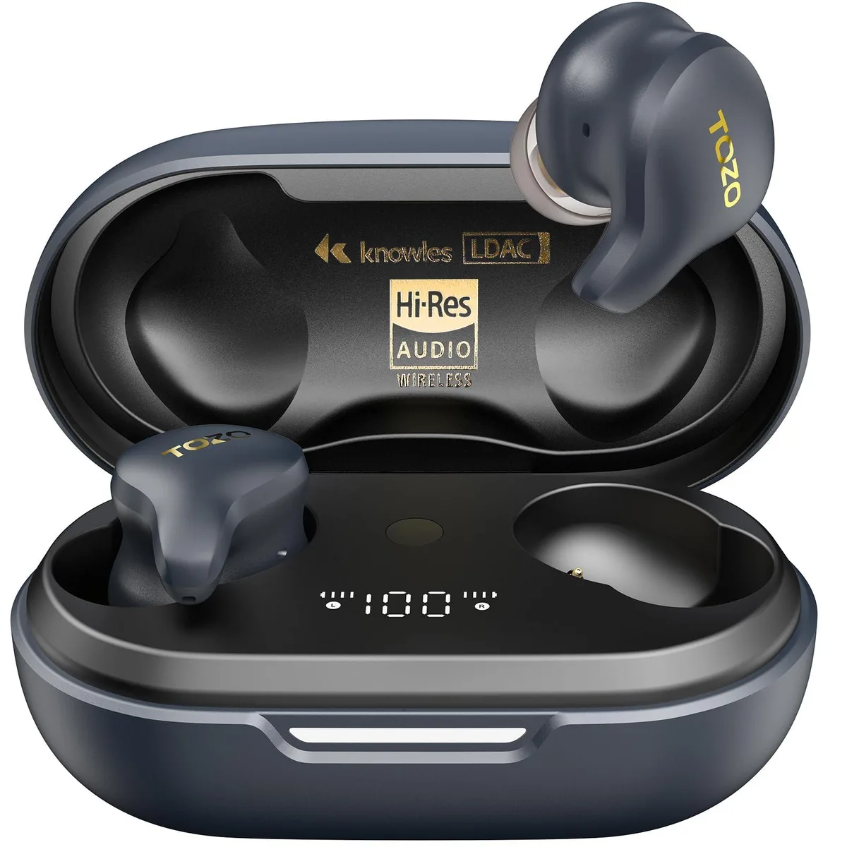 TOZO Store TOZO Golden X1 Earbuds Hybrid Driver LDAC ANC Star Blue/Black — product photo