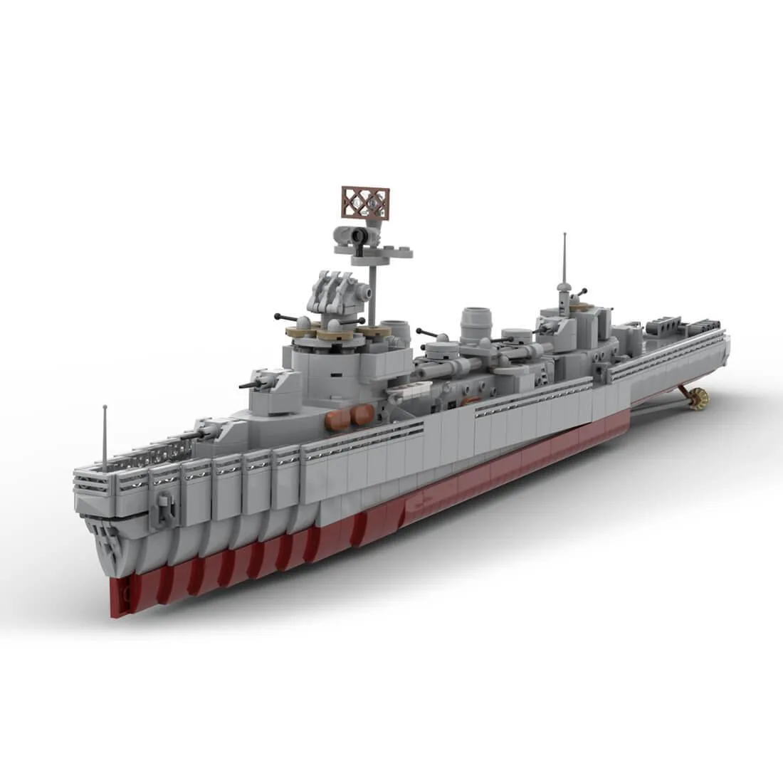 ZITIANYOUBUILD ZITIANYOUBUILD MOC-119082 Prinz Eugen RC Cruiser 4933PCS — product photo
