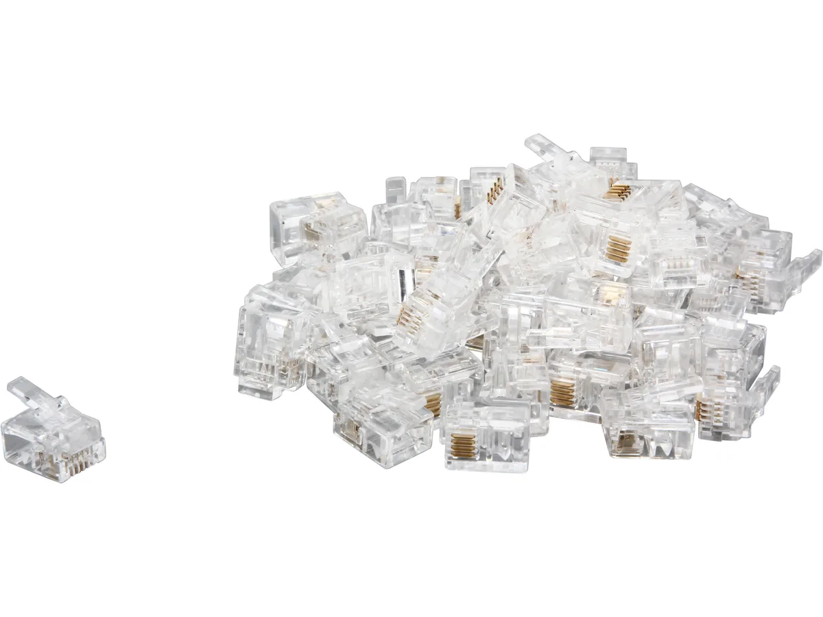 Cables To Go Cables To Go 27562 RJ11 6x4 modular plug 50pk — product photo