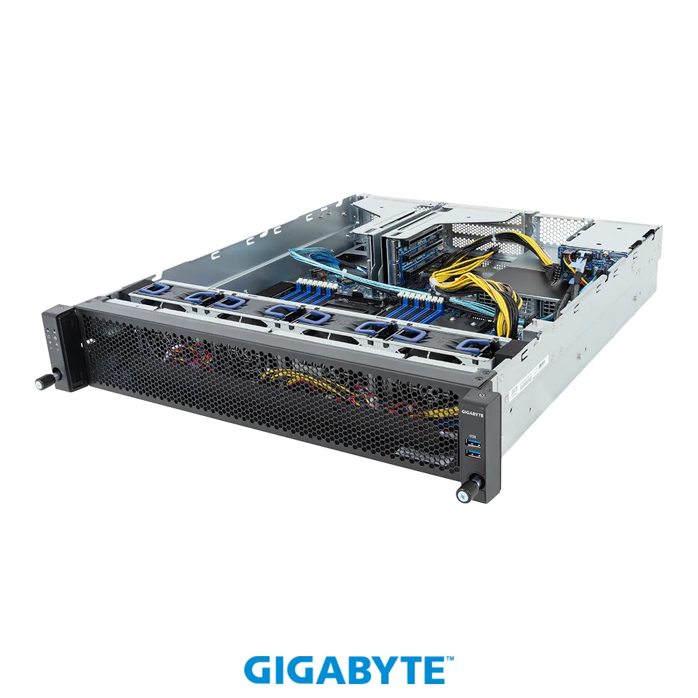 GIGABYTE GIGABYTE E264-S30-AAJ1 barebone server 2U 16 DIMM 2 GPU — product photo