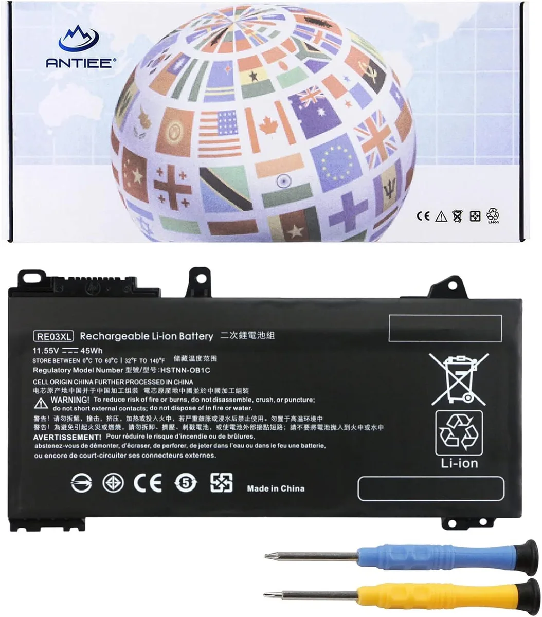 TAURKENAM TAURKENAM RE03XL 45Wh 3750mAh 11.55V Li-Polymer laptop battery — product photo