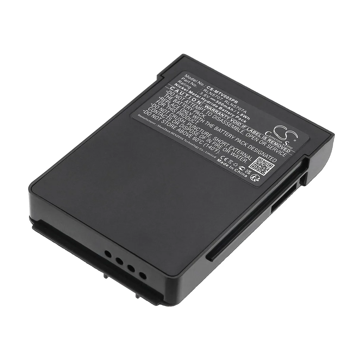 Estry Estry standard battery 500mAh 3.6V for Minitor V5 RLN5707 — product photo