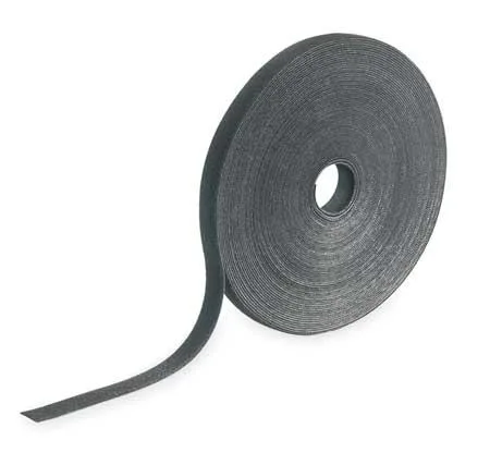 Panduit Panduit HLS-75R0 Hook-and-Loop Cable Tie Roll 75 ft Black 0.75 in 50 lb — product photo