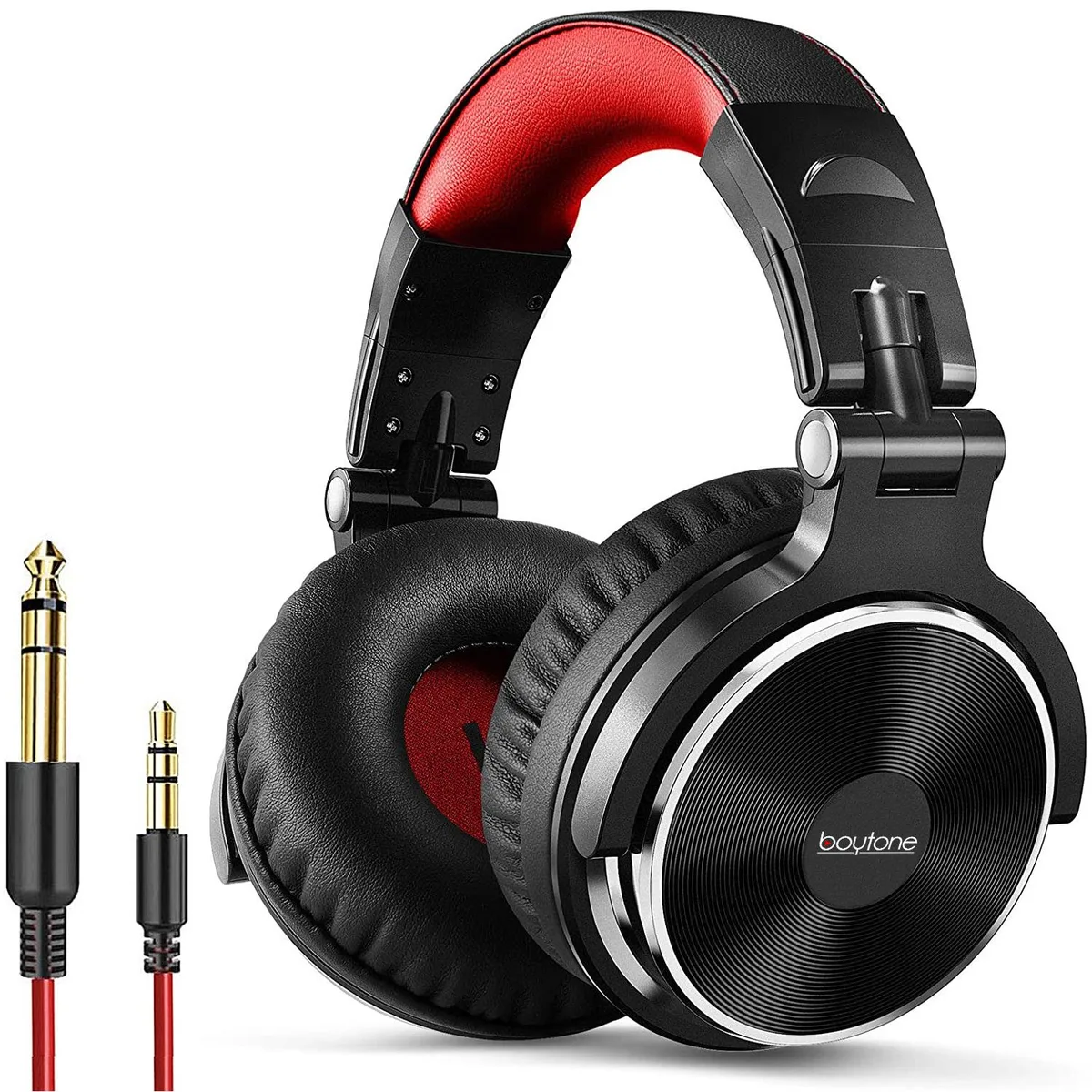 Boytone Boytone BT-10RD 50mm Wired Over-Ear Headphone 32 Ohms 110dB 20Hz-40KHz 3.5mm/6.35mm — product photo