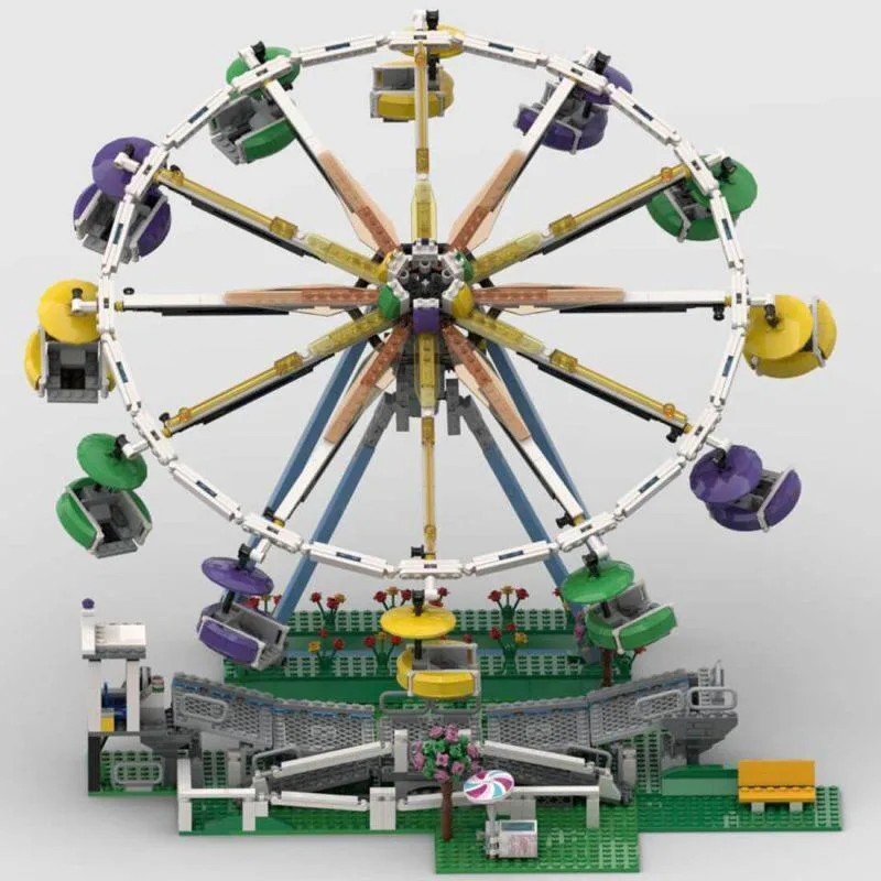 ZITIANYOUBUILD ZITIANYOUBUILD MOC-99505 Ferris Wheel Model 1386PCS Educational Building Set — product photo