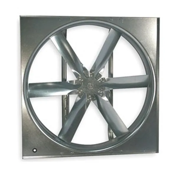 Dayton 20 inch steel supply fan with six blades and open frame