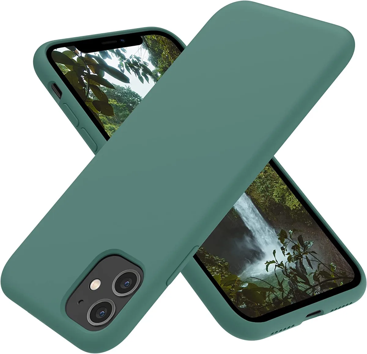 OTOFLY iPhone 11 Case Pine Green 6.1 inch 150.9 x 75.7 x 8.3 mm — product photo