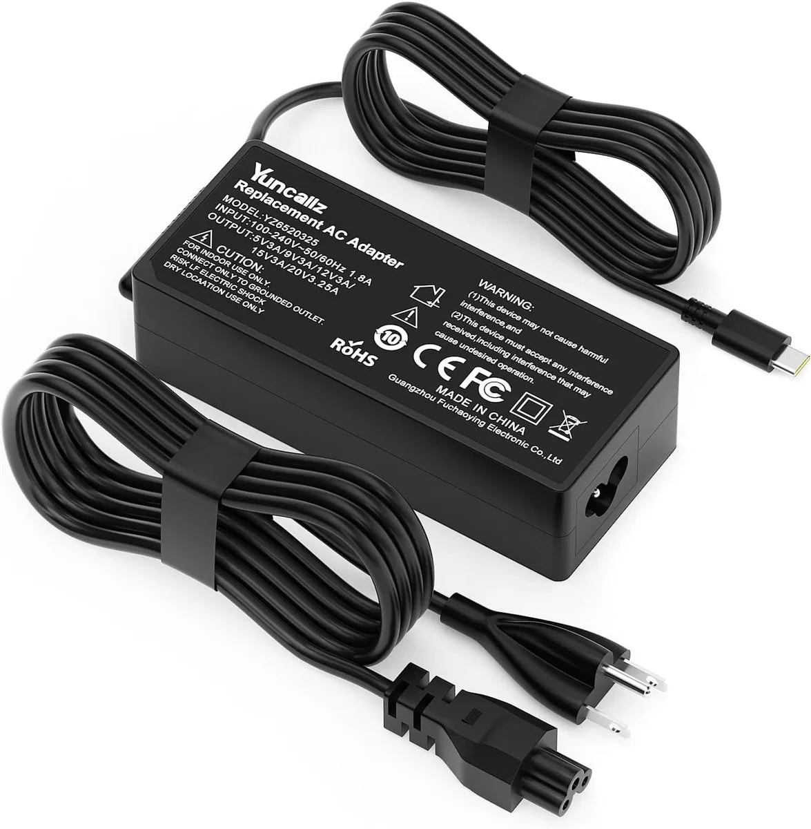 BFKK BFKK 65W USB-C Fast Charging Replacement Laptop Charger HP Dell Lenovo Acer Asus Samsung Series — product photo