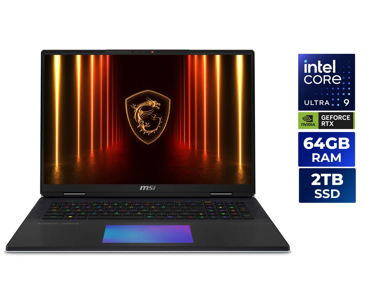 MSI MSI Titan 18 HX AI A2XWIG-632US gaming laptop — product photo