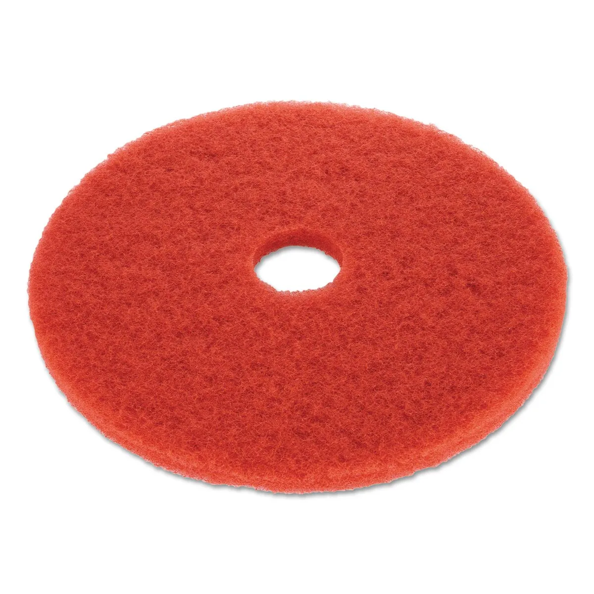 Boardwalk Boardwalk BWK4019RED 19" Red Buffing Pad 5/Carton indoor maintenance — product photo