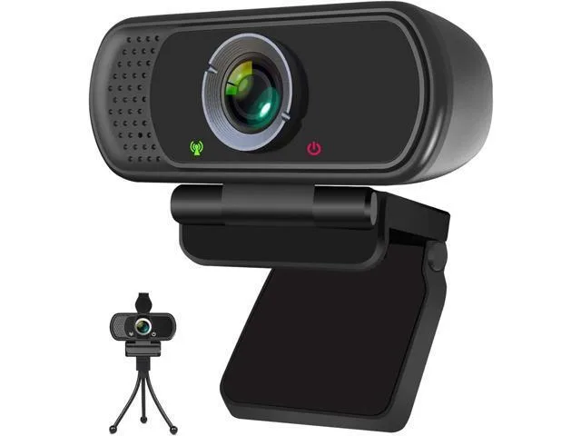 LORDWORLD LORDWORLD Full HD 1080P Webcam with Privacy Shutter and Tripod — product photo