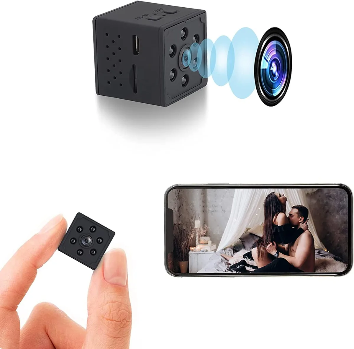 ENVEL ENVEL ZB02 Home Safety 1080P 150° 2.4GHz 128GB .66oz 1.5in 2022 — product photo