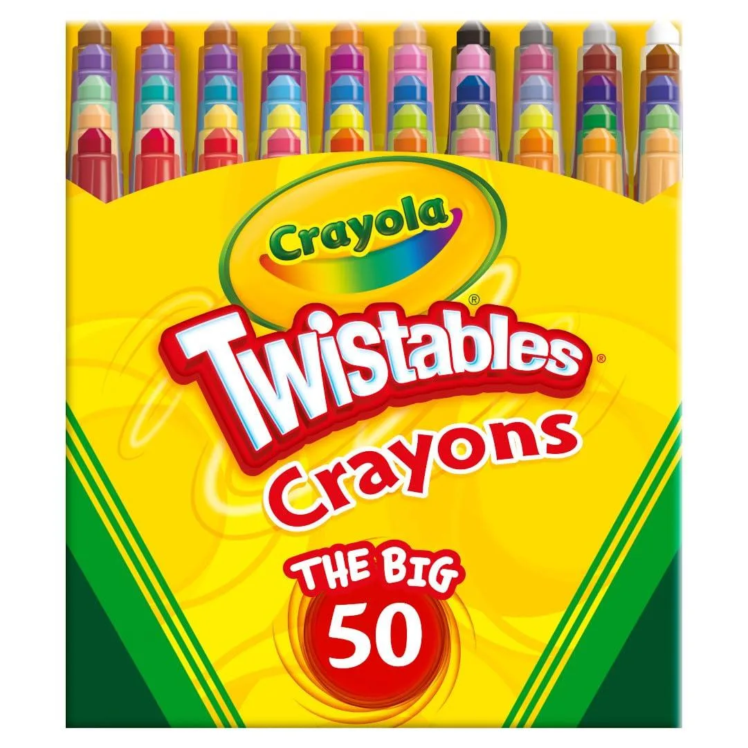 Crayola Mini Twistables Crayons for Kids 50ct 52-3420 — product photo