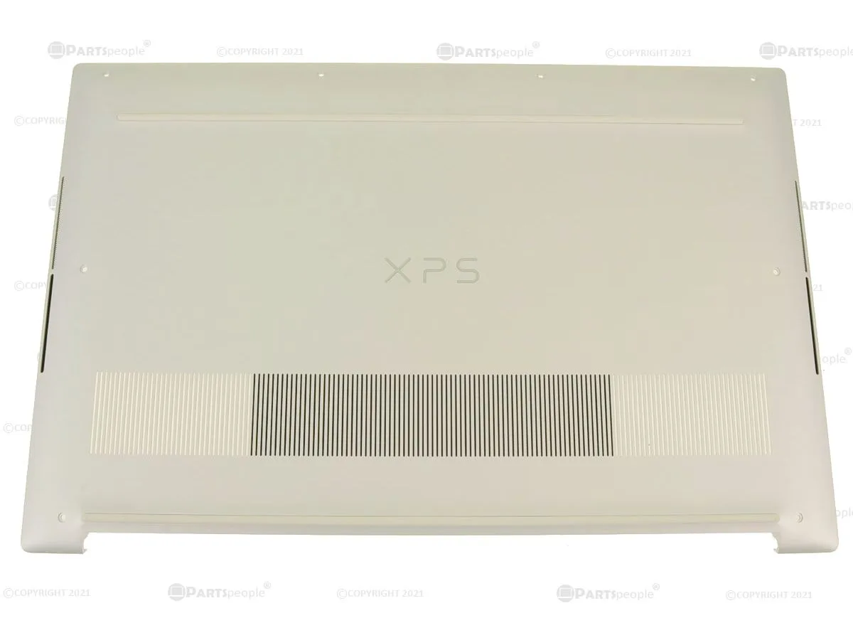 DELL DELL XPS 15 9500 Bottom Base Metal Cover Assembly White A19B2A 0RRHV — product photo
