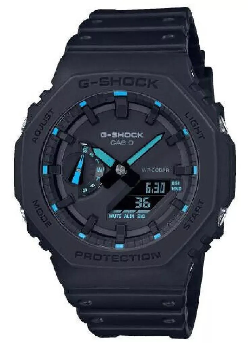 CASIO CASIO GA-2100-1A2 G-Shock Analog-Digital Watch Black — product photo