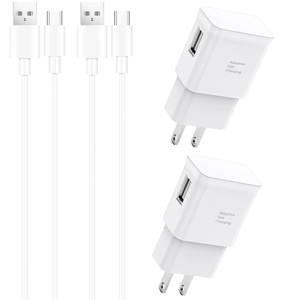  Samsung SG-0502000U 2-Pack 15W Charger with 6ft USB-C Cable — product photo