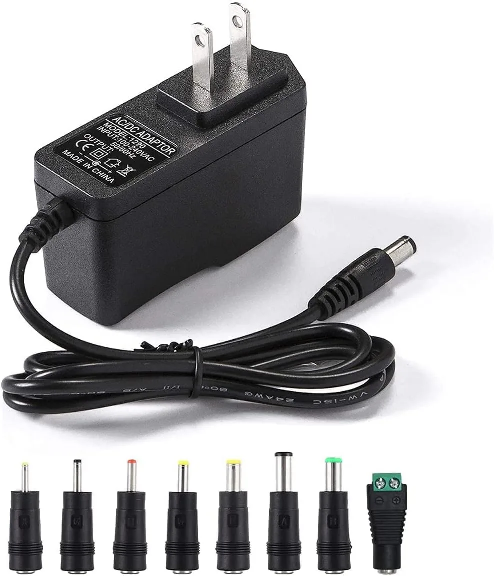 BASEUS BASEUS 12V 2A AC Adapter 8 Tips 6ft — product photo