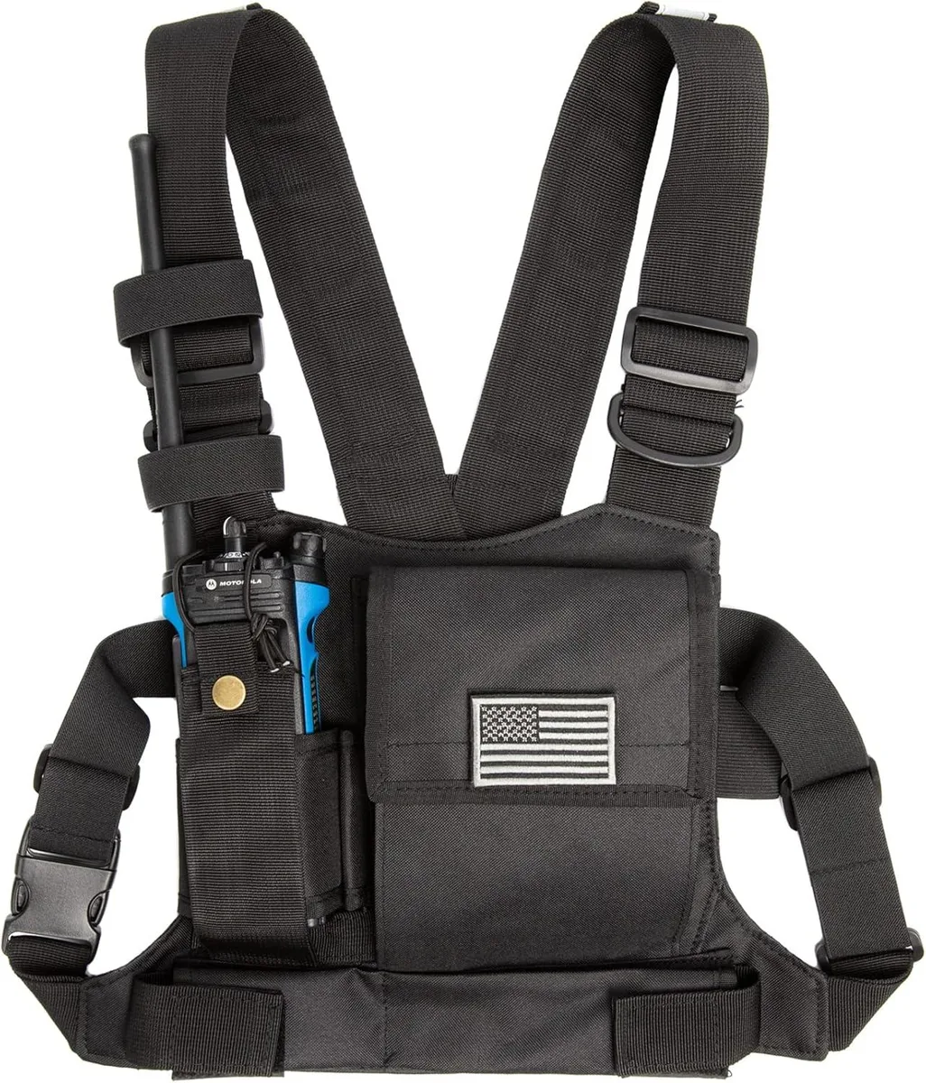 usbroway usbroway Radio Chest Harness with Reflective Strips — product photo