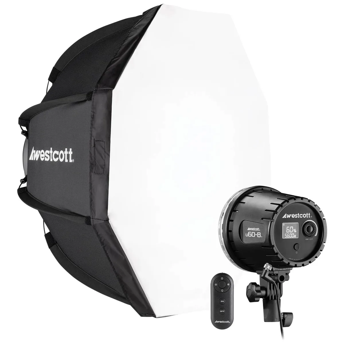 Westcott Westcott U60-B Bi-Color LED 1-Light Softbox Kit 60W camera accessory — product photo
