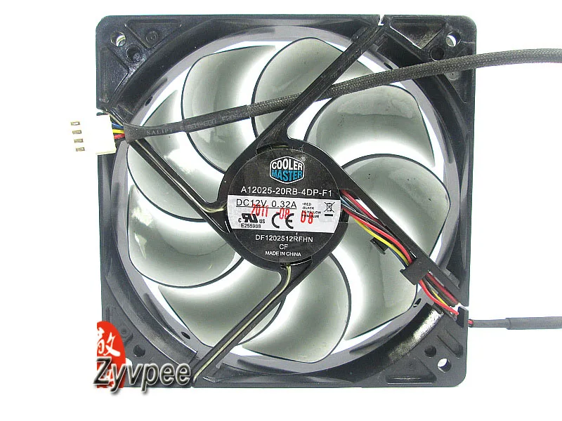 Zyvpee Zyvpee A12025-20RB-4DP-F1 120mm 4 Pin Case Fan — product photo