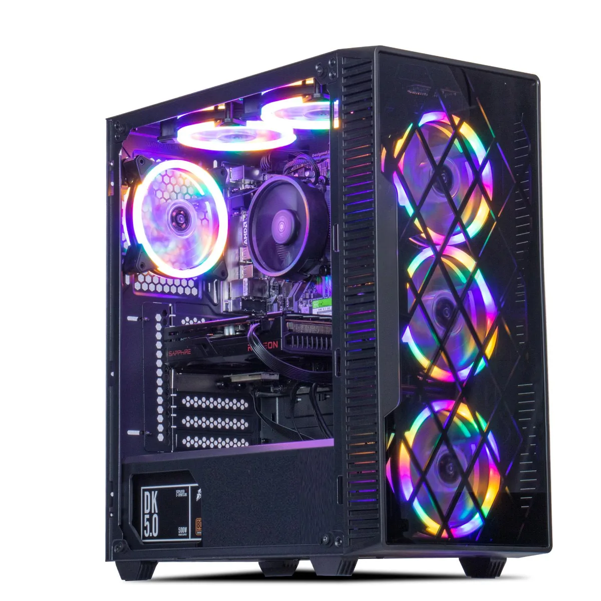 MXZ MXZ Gaming PC Ryzen 5 4500 GTX 1660 Super 16GB DDR4 500GB NVME — product photo
