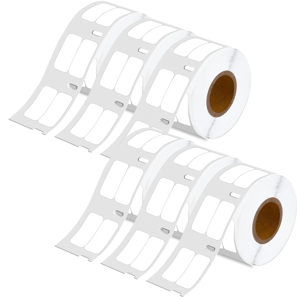 GREENCYCLE GREENCYCLE DM-30333 6 rolls 1/2" x 1" 1000 labels/roll label — product photo