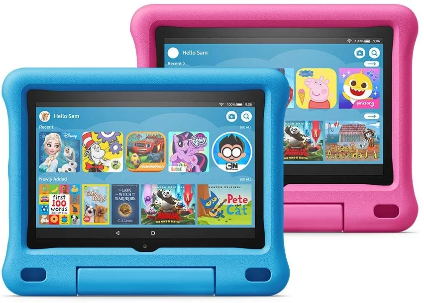 Corn Electronics Corn Electronics Fire HD 8 Kids Edition 2-pack 8.0" 32 GB Blue/Pink Kid-Proof Case tablets — product photo
