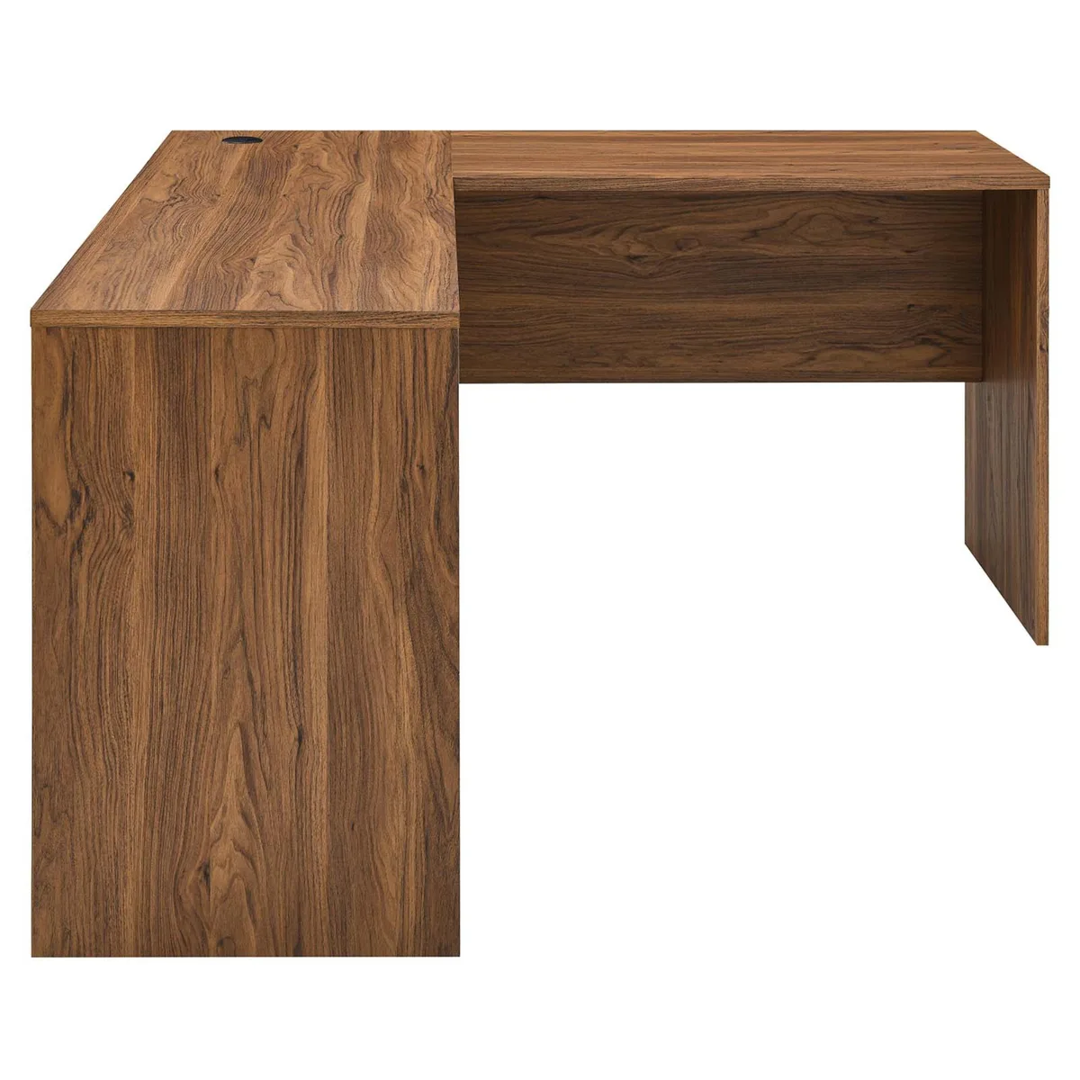 Modway Furniture Modway Furniture Venture L-Shaped Desk Walnut 55"L 55"W 29.5"H 330 lbs — product photo