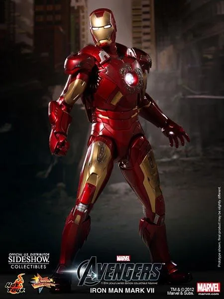 Hot Toys Hot Toys Iron Man Mark VII The Avengers 1:6 Scale 12" Action Figure — product photo