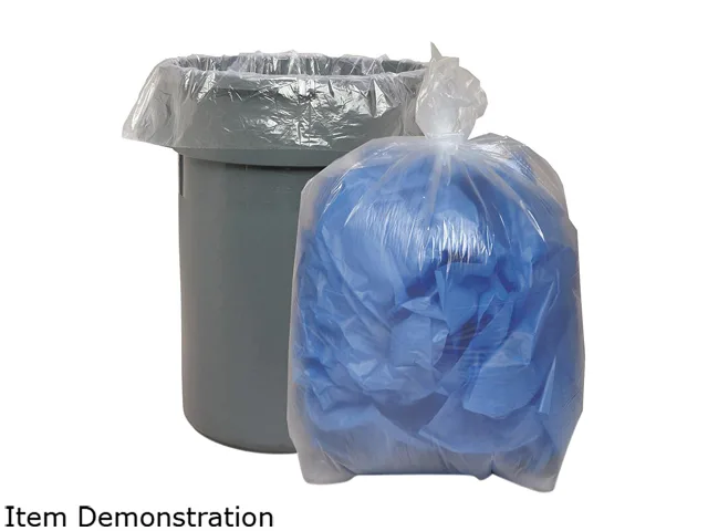 Boardwalk Boardwalk BWK535 45 gal 1.4 mil 40 x 46 in Clear 100 bags — product photo