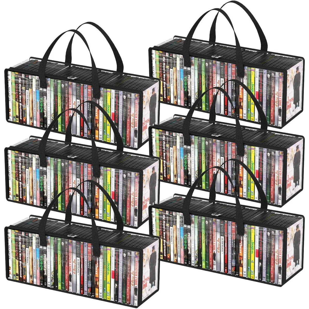  Lifewit 24555 DVD Storage Bags 6 Pack 35 Each 210 Total — product photo