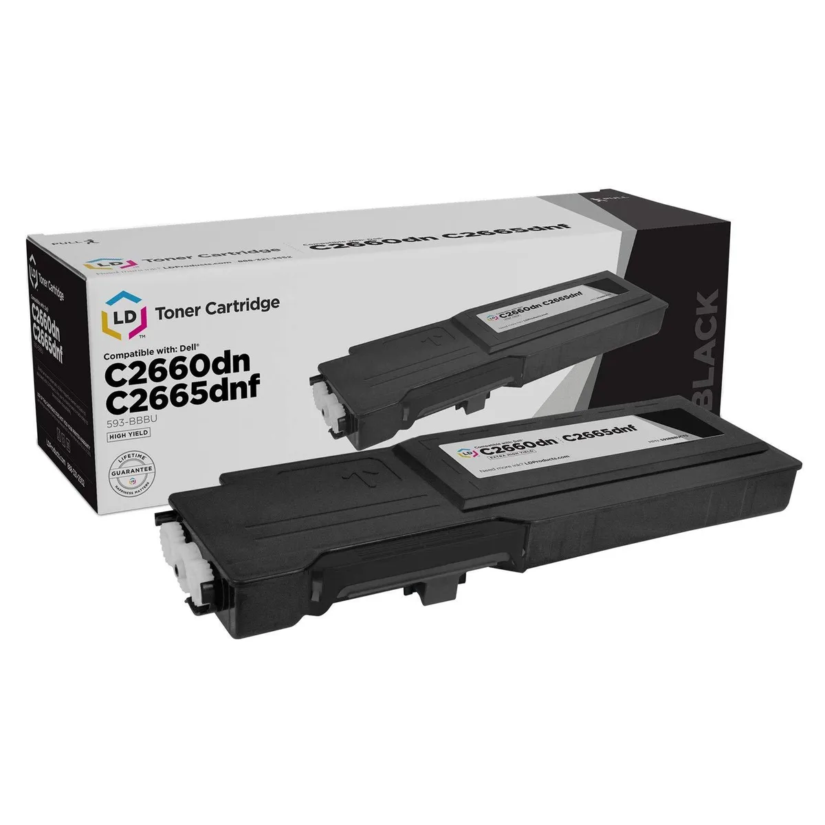 LD Products LD Products 593-BBBU Extra High Yield Black Toner Cartridge 6000 Pages — product photo