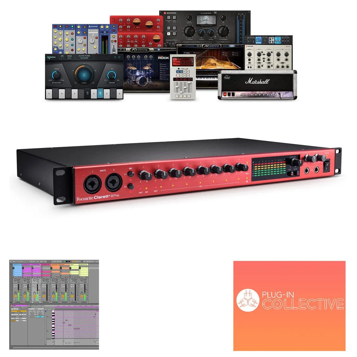 Focusrite Focusrite Clarett+ 8Pre 18-In/20-Out Audio Interface — product photo