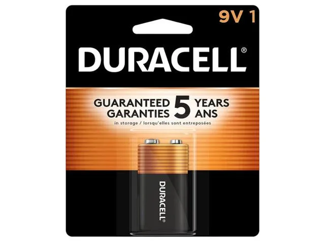 DURACELL DURACELL MN1604B1 9 Volt alkaline standard battery — product photo