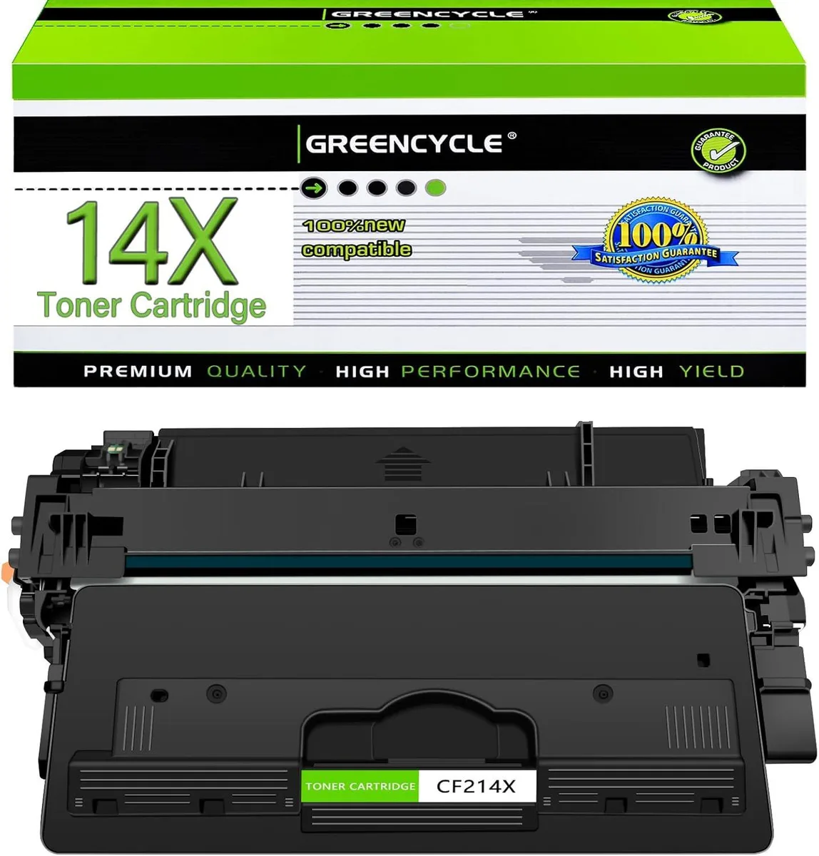 GREENCYCLE GREENCYCLE CF214X High Yield Toner Cartridge Black 17500 Pages — product photo
